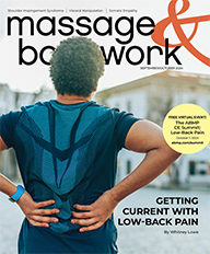 Massage and Bodywork Magazine Cover