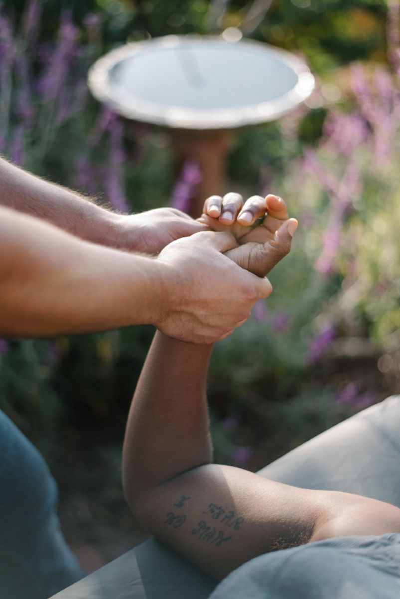 Hand massage