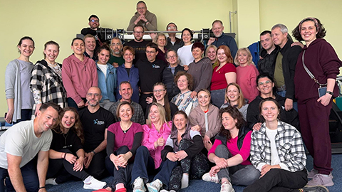 Image of MT's working in Ukraine.